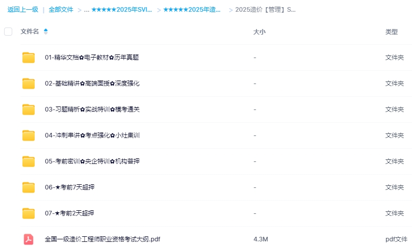 包含文档版、精讲班、习题班、冲刺班、押题班、7天密押和2天超押